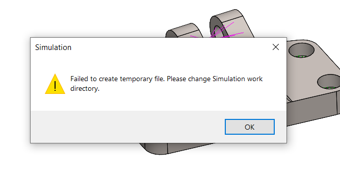 Error message when results files aren't checked out during a simulation run